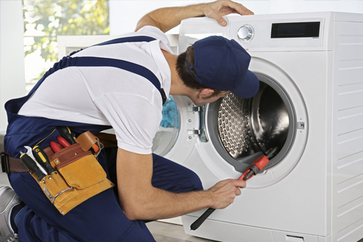 Installation, service and repair of washing machine on site